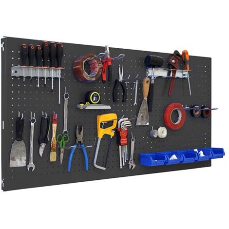 Simonrack PANELCLICK pannello murale antracite organizzazione strumenti