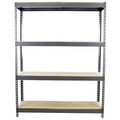 Simonrack Scaffale grigio legno robusto 4 ripiani 2000x1200 mm