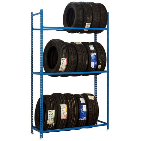 Simonrack Scaffale metallico blu 3 ripiani 90 kg