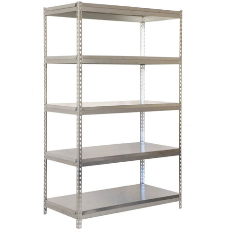 Simonrack Scaffale metallico zincato 120 cm di larghezza