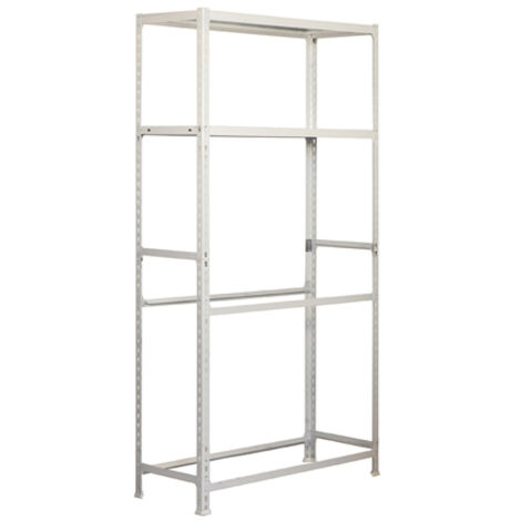 SimonRack Scaffale per Pneumatici, Capacità 8 Pneumatici, 2000x1000x400 mm, Metallo Rinforzato, Garage Officina, Bianco – Simonauto