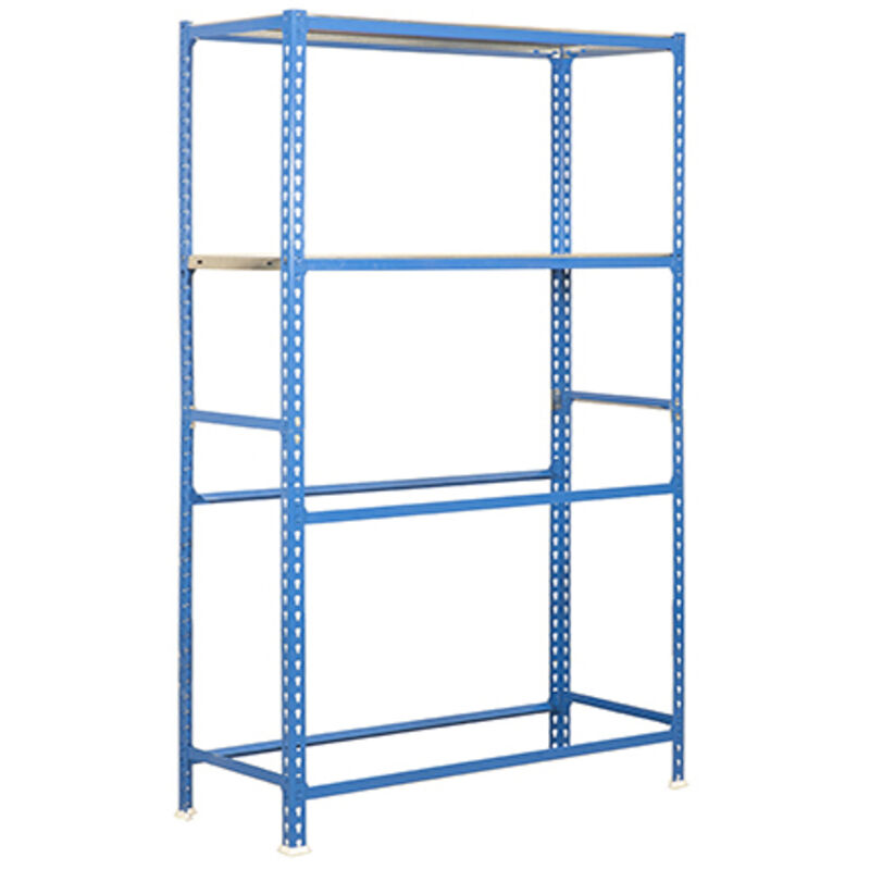 SimonRack Scaffale per Pneumatici, Capacità 8 Pneumatici, 2000x1000x400 mm, Metallo Rinforzato, Garage Officina, Blu/Zincato – Simonauto