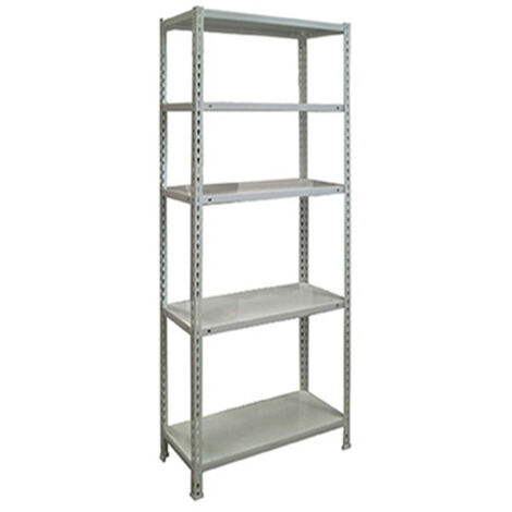 Simonrack Scaffale robusto in metallo grigio 5 livelli