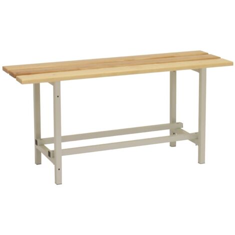 Simonrack Simonbench Banc gris bois robuste extérieur