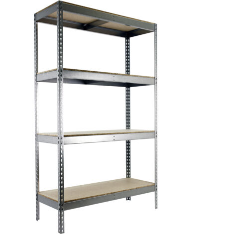 Simonrack SIMONFORTE 2107-4 Étagère galvanisée bois