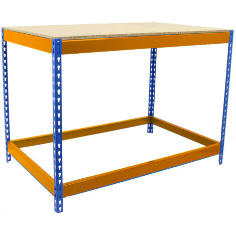 Simonrack Simonwork Basic 1 établi bleu orange bois robuste