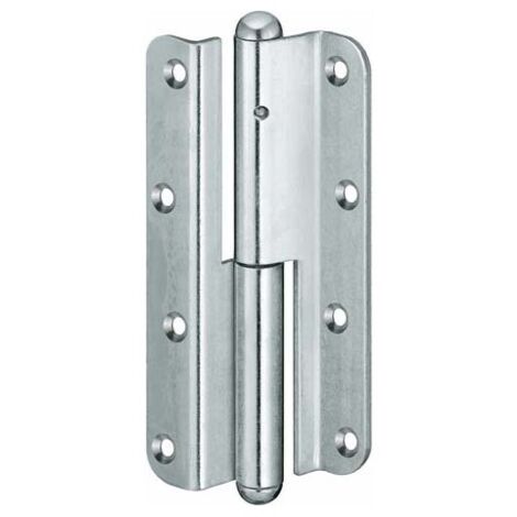 SIMONSWERK  cerniera QF1  acciaio zincato  per ante  in legno  con battuta,  lunghezza rotolo  140  mm, DIN  sinistra -  5 130581  2 01006