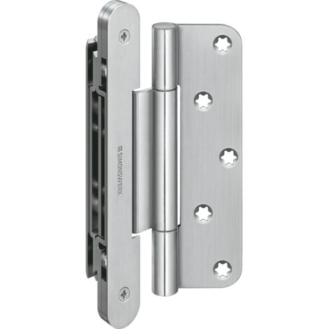 SIMONSWERK Objektband VN2927/160 Compact Planum, Stahl verchromt matt