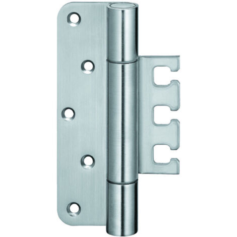 Simonswerk VX7729 Objektband (Türband) H 160mm für gefälzte Türen, Edelstahl