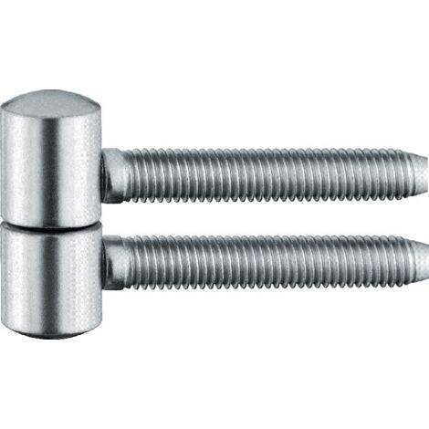 Simonswerk Zt-Einbohrband Baka® A 2-15 2-teilig Rundkopf topzink