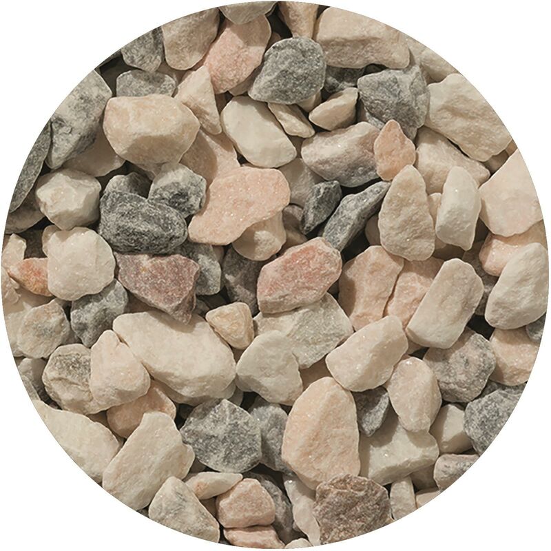 Simpa - Landscaping Aggregate Chippings 20kg Bag Style 20mm Flamingo