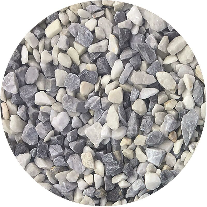 Landscaping Aggregate Chippings 20kg Bag Style 20mm Polar Ice - Simpa