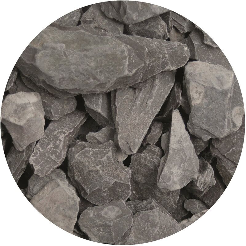 Landscaping Aggregate Slate 20kg Bag Style 40mm Plum Slate - Simpa