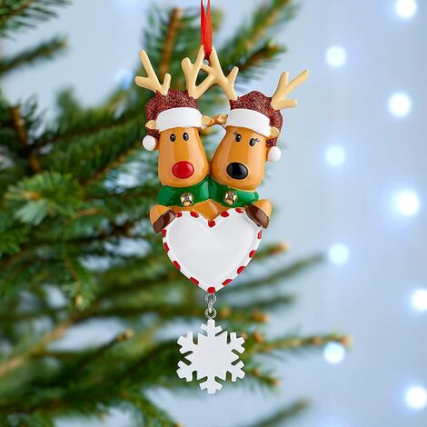 Miniatura di Resina di Natale EBANKU 40 Pezzi Natale ornamenti resina pupazzo di Babbo Natalizia Miniatura di Resina di Decorazioni Natalizie per la Casa Decorazioni per Feste da Giardino 