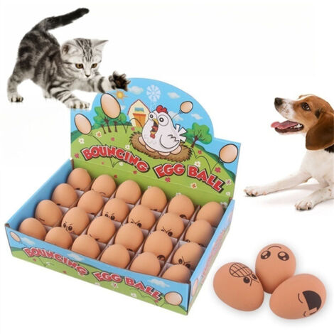 Simpatiche palline a forma di uovo per cani e gatti
