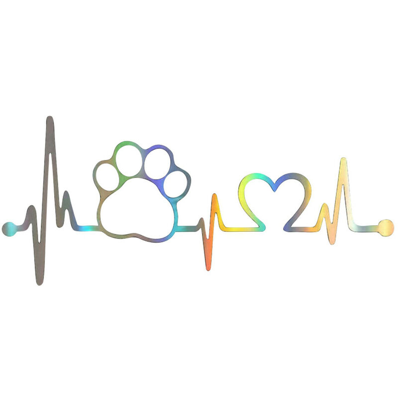 Simpatici adesivi per auto Battito cardiaco