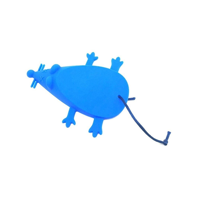 Image of Simpatico fermaporta di sicurezza fermaporta in gomma siliconica fermaporta per topo zeppa protezione per bambini decorazione della casa 1 pezzo (blu)