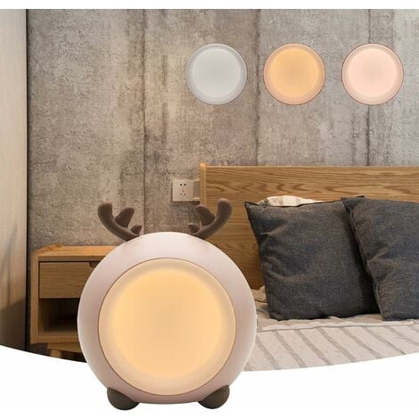 Luce Notturna LED Lampada da Notte 1W Bianca Naturale Interruttore Bambini  50594