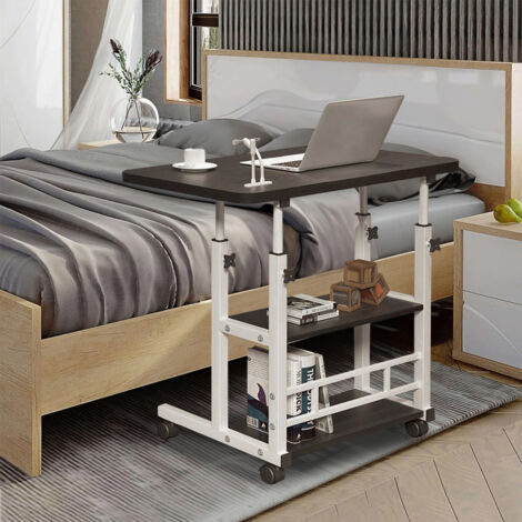 Simple Bedside Height-adjustable Movable Bedside Table 60cm(W) ​​x 40cm(D) x 90cm(H)