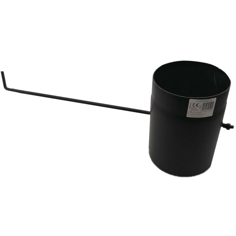 Simple paroi acier 2 mm - Clapet régulateur grande poignée 200 mm