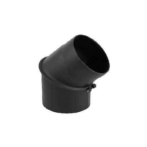 Simple paroi acier 2 mm  - Coude réglable 0 - 45°  150 mm