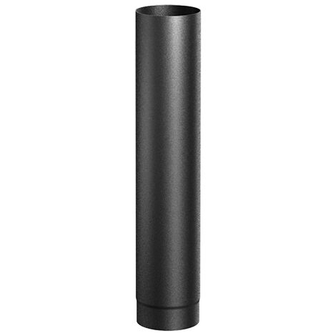 Conduit de fumée en acier noir 2 mm – Longueur 1000 mm – Température d'application 600°C – Pour appareils de chauffage au bois – Darco
