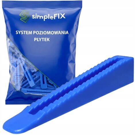 SIMPLEFIX SISTEMA DI LIVELLAMENTO PER PIASTRELLE 100 CUNI DI LIVELLAMENTO BLU