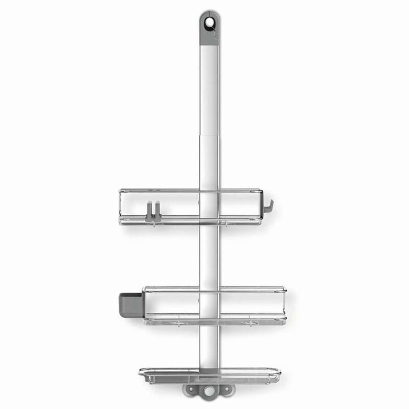 Accessoires de salle de bains - Tablette pour douche Caddy Plus, réglable, inox BT1099 - Simplehuman