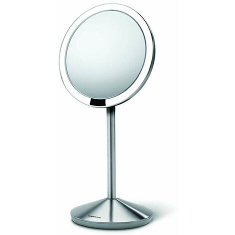 Simplehuman Kosmetikspiegel - Schminkspiegel mit LED Beleuchtung, Edelstahl ST3004