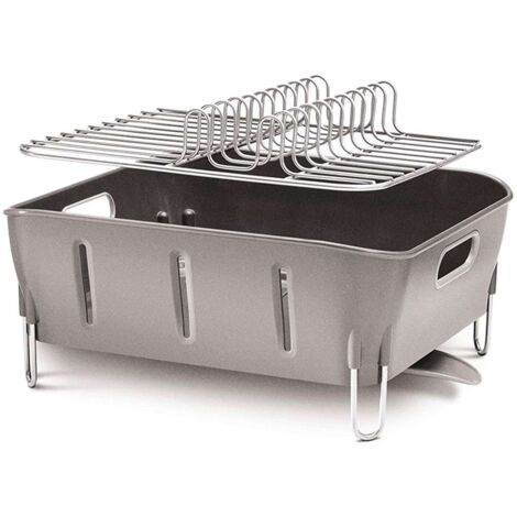 Simplehuman Küchenzubehör - Abtropfgestell 370x326x172 mm, Grau KT1106