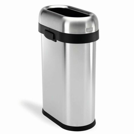 simplehuman, Poubelle ouverte, capacité 50 l, l x h x p 272 x