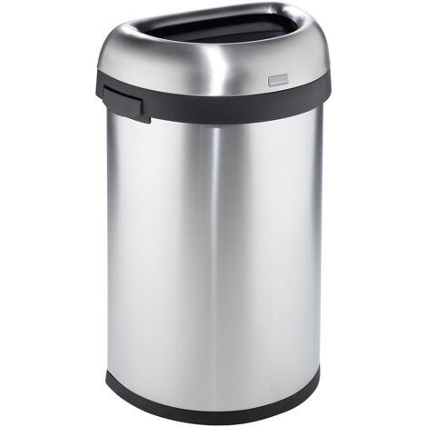 simplehuman, Poubelle ouverte, capacité 60 l, l x h x p 470 x