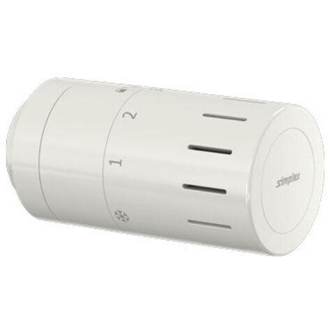 Simplex Heizung Design-Thermostatkopf TC-D1 Klemmanschluss