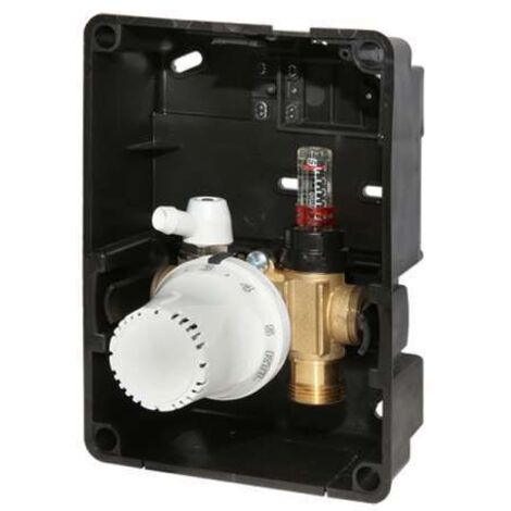 Simplex Regelbox RTL-A EXCLUSIV RTL außenliegend, mit Durchflussanzeige Blende weiß F11829