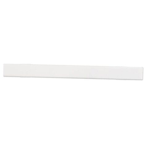 SIMPLEX Schriftleiste 100 mm für Leerschild - aus Kunststoff - Farbe weiß