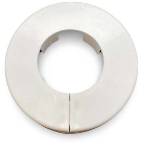 Simplex Wandrosette weiß für Rohr Ø28mm mit Schwalbenschwanzverschluss F44005