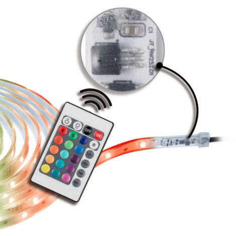 Simplus sur la bande de LED en plein air 5M IP44 13W 24LÉS / M RVB