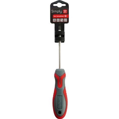 Simply Tools Cacciavite Torx TORX25 T25 con maggiore resistenza e durata, presa extra sulla testa delle viti, nero