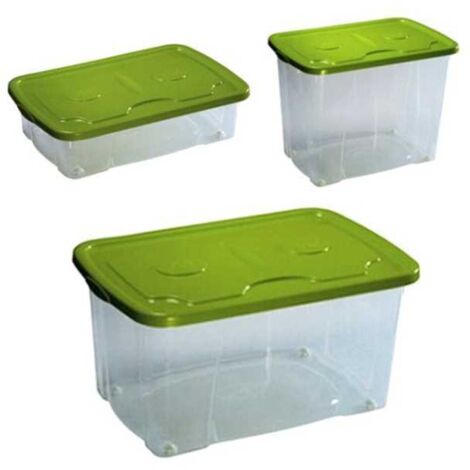 Simplyroller 3 Contenedor ABS transparente 59x39x16H