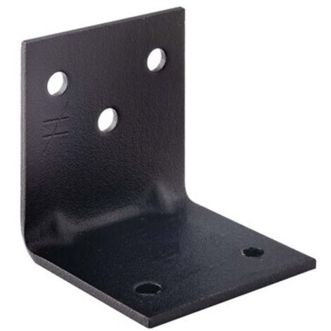 Simpson 10 Winkel 40x40x40 schwarz mit Schrauben