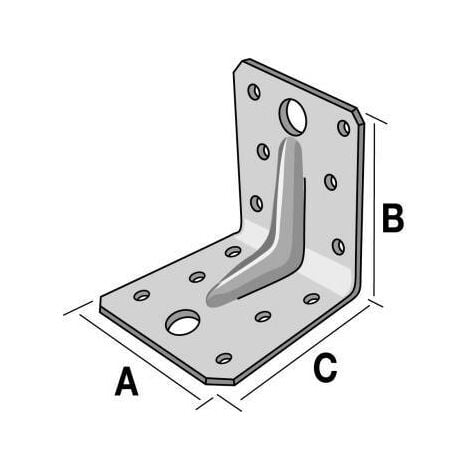 SIMPSON STRONG TIE Staffa grandangolare SIMPSON - A150xB121xC79 mm - AG922