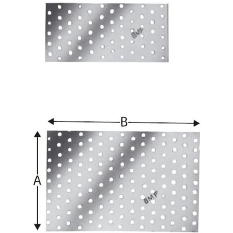 Simpson Lochblech 60 x 140 x 1,5 verzinkt