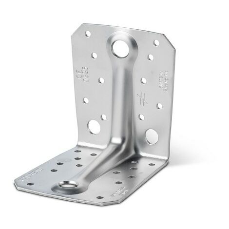 Simpson Strong Tie – Équerre de fixation 88x88mm – Épaisseur 2mm – Pour béton armé – Résistance optimale pour construction et rénovation