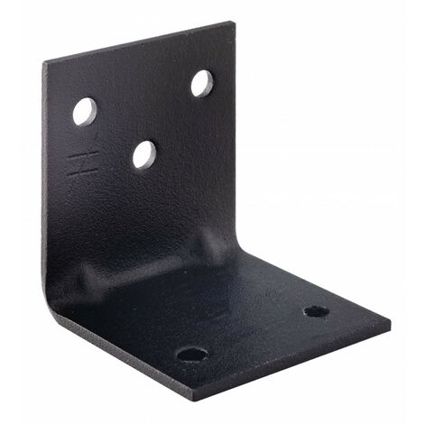 Simpson Strong Tie – Équerre de fixation noire 60x40x40mm – Conception robuste pour structures bois et métal – Fixation durable et solide