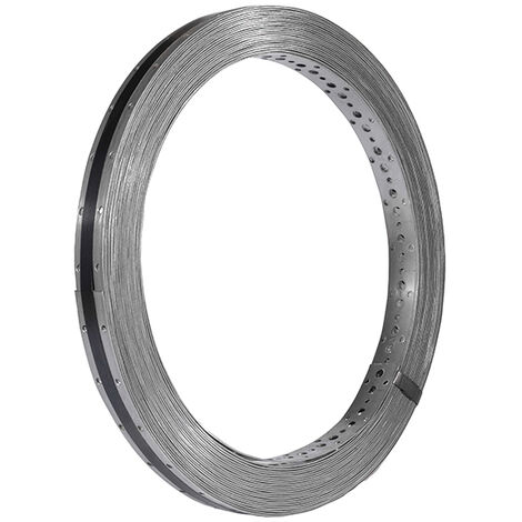 Simpson Strong Tie – Feuillard perforé acier galvanisé 30x1.5mm – Longueur 50m – Revêtement Z275 pour durabilité – Applications construction et industrie