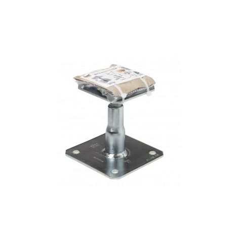 Simpson Strong Tie – Kit de pied de poteau réglable 100-150mm – Acier S235 JR – Fixation par goujons – Pour bois massif et béton - APB100