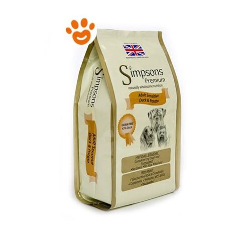 Simpsons Adult Sensitive Anatra e Patate  - Simpsons Adult Sensitive Anatra e Patate - Sacco Da 2 Kg