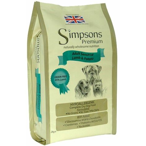Simpsons Dog Sensitive Lamb & Potato - 12kg - 378908