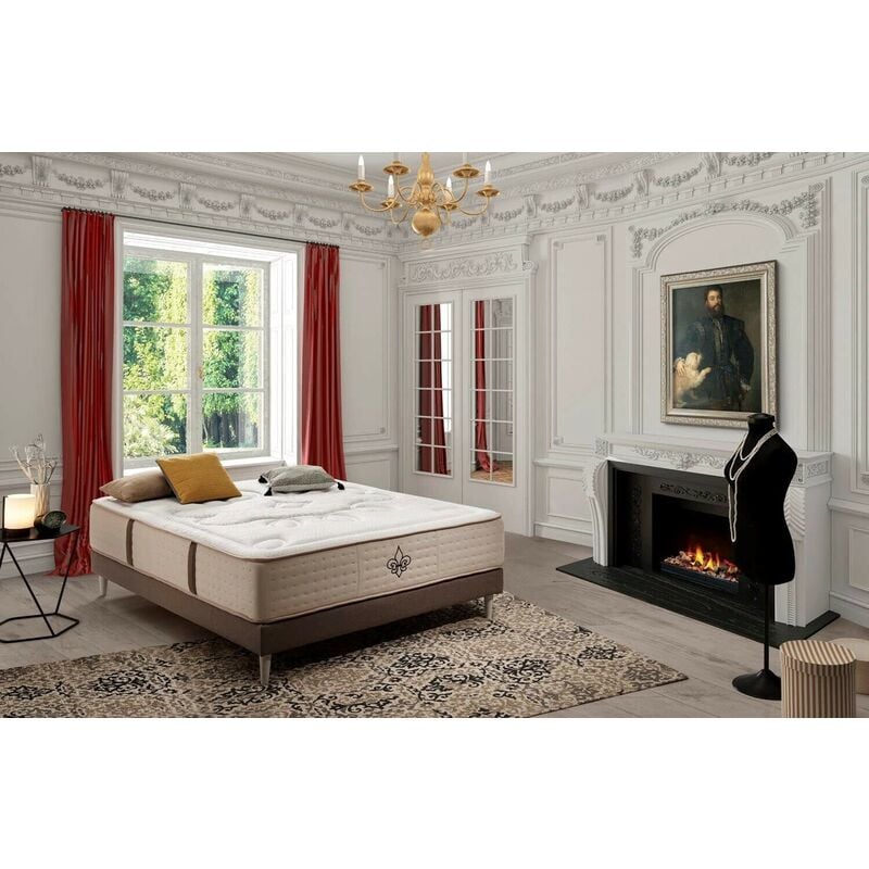 Simpur - relax matelas 140x200 pure state® - mousse à mémoire de forme - épaisseur 30 cm - soutien ferme - mousse haute densité hr - 11 zones de