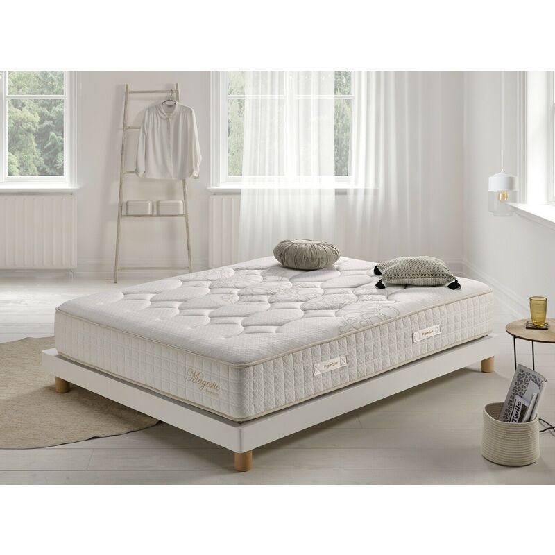 Simpur - RELAX - Matelas 90x190 cm Magestic - Epaisseur 30 cm - Double technologie: ressorts ensachés + mémoire de forme